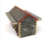 Pre-Painted 00 Gauge MDF Station Building 1:76
