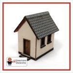 Pre-Painted 00 Gauge MDF Station Building 1:76