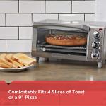 BLACK+DECKER 4-Slice Stainless Steel Toaster Oven