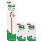 GUM Long Handled Plaque Removal Massager