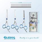 GLADOG 4-in-1 Dog Grooming Scissors with Safety Tips