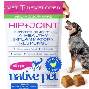 Native Pet Joint Health Chews for Dogs 30ct