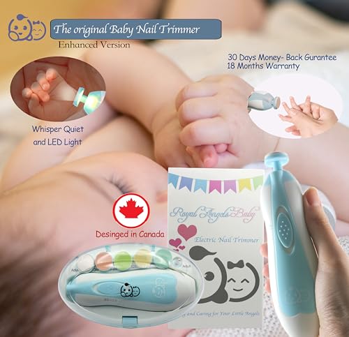 Electric Nail Clipper Set for Babies and Kids