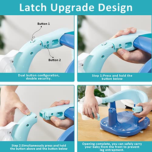 Ergonomic Baby Bath Seat with Fun Toys