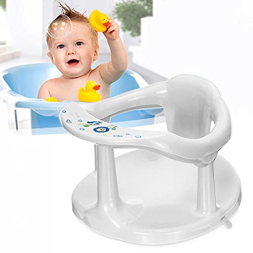 Baby Bath Seat with Backrest and Suction Cups