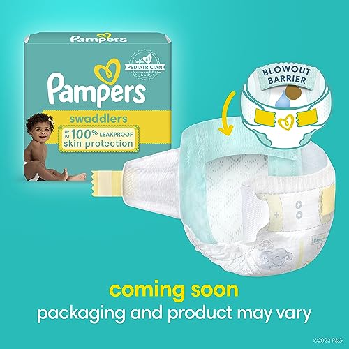 Pampers Swaddlers Newborn Diapers Size 1, 96 Count