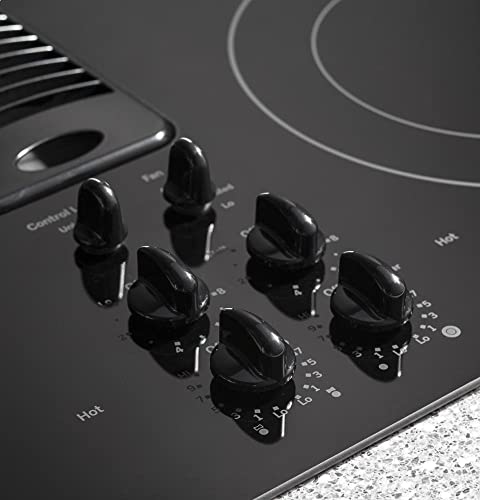 GE Profile 30" Electric Cooktop with Downdraft
