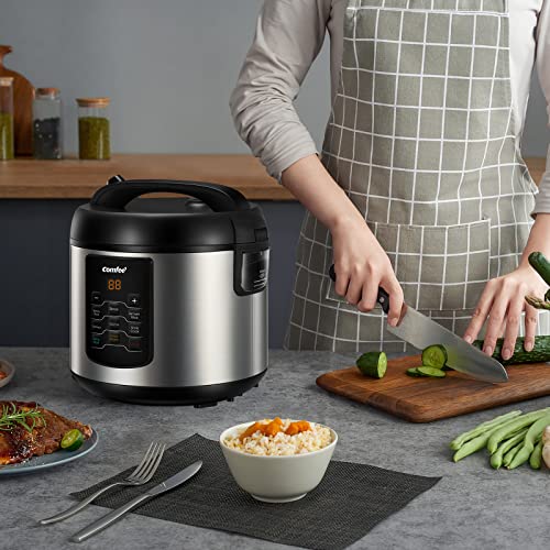 6-in-1 Stainless Steel Multi Cooker & Rice Maker