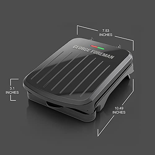 George Foreman 760 Watts Black Grill