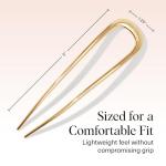 Elegant Gold Hair Pins for Effortless Updos