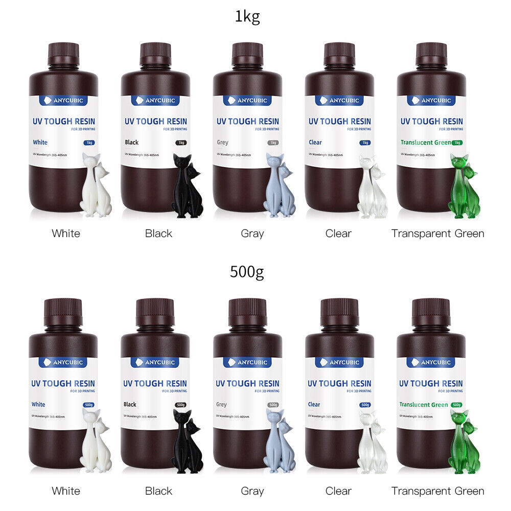 Anycubic UV Tough Flexible Resin - 5 for 3