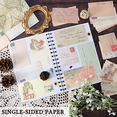 EASTHILL Vintage Scrapbook Paper and Sticker Kit