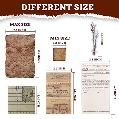 EASTHILL Vintage Scrapbook Paper and Sticker Kit