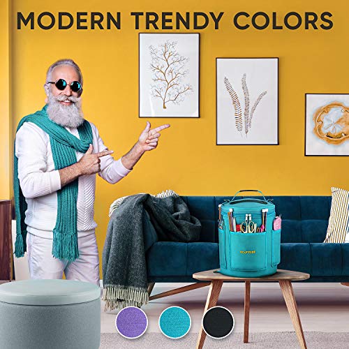 Durable Canvas Yarn Storage Bag for Knitting