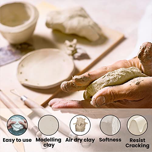 Old Potters White Air Dry Clay, 10 lbs