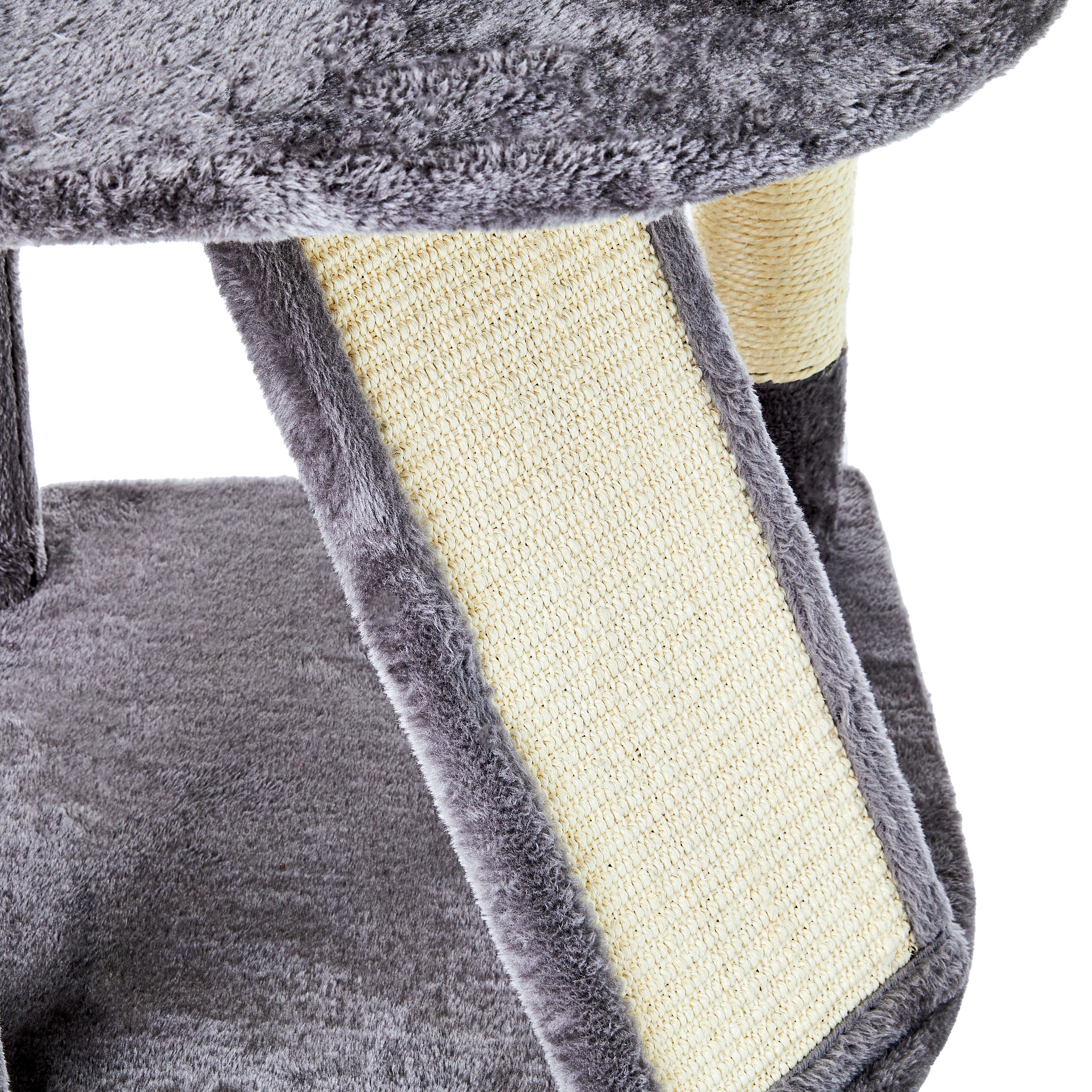 5-Level Multi-Functional Gray Cat Tree & Condo