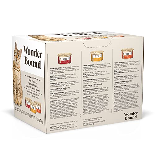 Wonder Bound Grain-Free Wet Cat Food Variety Pack