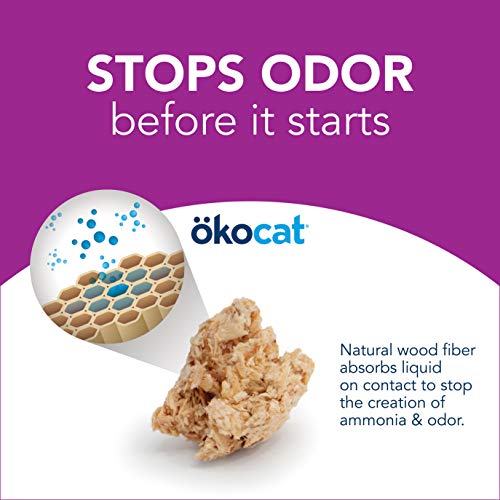 Okocat Natural Wood Cat Litter for Long Hair