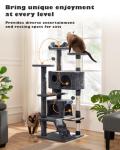 Yaheetech 54" Cat Tree Tower with Scratch Post