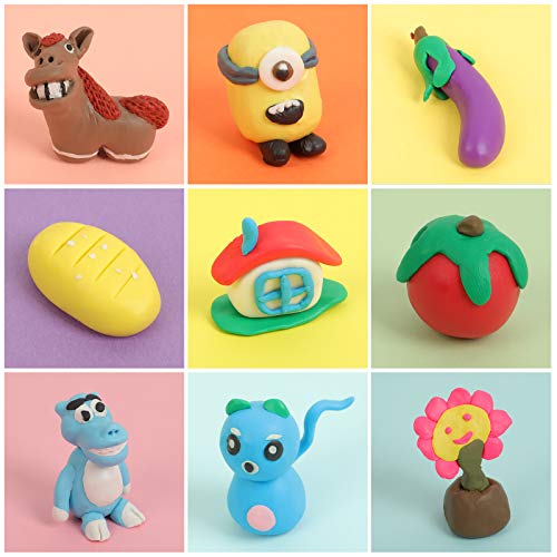 50-Color Polymer Clay Kit for Kids' DIY Projects