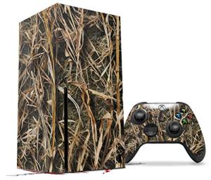 WraptorSkinz Skin Decal Vinyl Wrap compatible with the XBOX Series X Console and Controller - WraptorCamo Grassy Marsh Camo (GAMING CONSOLE NOT INCLUDED)