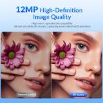 NEWORK 4K Webcam for PC with Stable Auto Focus, Smooth Video, 2 Noise-Cancelling Microphones, USB Plug & Play, Ideal for Online Teaching, Meetings, and Remote Communication