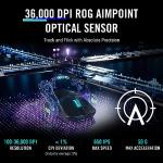 ASUS ROG Harpe Ace Aim Lab Wireless Esports Gaming Mouse – Aim Lab Settings Optimizer, Pro-Tested, Right-Handed, 54g Lightweight, Tri-Mode Connectivity, 36K DPI, 90Hr Battery, PC/Mac Support - Black