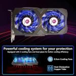 GPVHOSO RTX 2060 8GB Super Graphics Card 256Bit GDDR6 Video Card with Ray Tracing, Dual Fans, PCI Express x 16 3.0 HDMI Display Port DVI, Supports Up to 8K for PC Gaming Office Creative Work