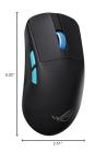 ASUS ROG Harpe Ace Aim Lab Wireless Esports Gaming Mouse – Aim Lab Settings Optimizer, Pro-Tested, Right-Handed, 54g Lightweight, Tri-Mode Connectivity, 36K DPI, 90Hr Battery, PC/Mac Support - Black