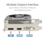 QTHREE Radeon RX 550 4GB Graphics Card,GDDR5 128-Bit,Video Card for PC Working with DP/HDMI/DVI-D Ports,ITX GPU,PCI Express 3.0 X8,DirectX 12