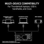 Razer Core X V2 External Graphics Enclosure (eGPU): Compatible with Windows 11 Thunderbolt 4/5 and USB 4 Laptops & Devices - 4 Slot Wide NVIDIA/AMD Graphics Cards PCIe 4.0 Support - 140W PD via USB C