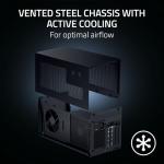 Razer Core X V2 External Graphics Enclosure (eGPU): Compatible with Windows 11 Thunderbolt 4/5 and USB 4 Laptops & Devices - 4 Slot Wide NVIDIA/AMD Graphics Cards PCIe 4.0 Support - 140W PD via USB C