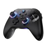 Machenike G3V2 Bluetooth Controller for Pc/Switch/Ios/Android, Hall Effect Joysticks, RGB Lighting Gaming Controller,2 Programmable Buttons,1000mah Battery With Charging Station, Black