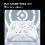 Machenike G3V2 Bluetooth Controller for Pc/Switch/Ios/Android, Hall Effect Joysticks, RGB Lighting Gaming Controller,2 Programmable Buttons,1000mah Battery With Charging Station, Black