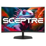 Sceptre New Curved 27-inch Gaming Monitor 1500R 100Hz HDMI X2 DisplayPort 1ms 100% sRGB, Build-in Speakers Machine Black 2025 (C275W-FW100T Series)