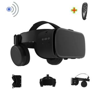 VR Headset for iPhone & Android Phones with Wireless Headphones, Virtual Reality Goggles Set for 4.5"-6.5" Phones，3D VR Glasses for IMAX Movies &VR Games