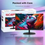 Sceptre New Curved 27-inch Gaming Monitor 1500R 100Hz HDMI X2 DisplayPort 1ms 100% sRGB, Build-in Speakers Machine Black 2025 (C275W-FW100T Series)