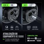 FIFINE K688 Podcast Microphone Kit, USB/XLR Dynamic Microphone with Boom Arm for PC/XLR Mixer, Gaming Mic with Mute Button, Headphone Jack for Vocal, Voice-Over, Streaming, Music Recording -K688CT