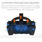 VR Headset for iPhone & Android Phones with Wireless Headphones, Virtual Reality Goggles Set for 4.5"-6.5" Phones，3D VR Glasses for IMAX Movies &VR Games