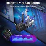 FIFINE Gaming Equipment Bundle, Dynamic XLR/USB Gaming Microphone Set with Streaming Audio Mixer for Podcast Recording Video Vocal, RGB Gamer Set with Volume Fader/XLR Interface for PC-AmpliGame KS5