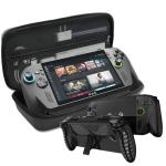 Qumusaa ROG XBOX ALLY X Carrying Case Set, PU Carrying Case & Silicone Protective Skin, Hard Travel Storage Bag Compatible with ASUS ROG Xbox Ally X/ROG Xbox Ally 2025 Gaming Handheld Console