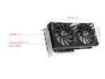 ASRock AMD Radeon RX 7700 XT Challenger 12GB GDDR6 192-bit 0dB Silent Cooling 7680 x 4320 DisplayPort HDMI LED Indicator 18Gbps Dual Fan Graphics Card
