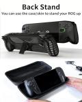 Qumusaa ROG XBOX ALLY X Carrying Case Set, PU Carrying Case & Silicone Protective Skin, Hard Travel Storage Bag Compatible with ASUS ROG Xbox Ally X/ROG Xbox Ally 2025 Gaming Handheld Console