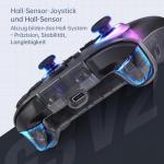 Machenike G3V2 Bluetooth Controller for Pc/Switch/Ios/Android, Hall Effect Joysticks, RGB Lighting Gaming Controller,2 Programmable Buttons,1000mah Battery With Charging Station, Black