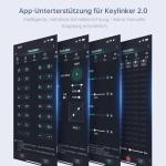 Machenike G3V2 Bluetooth Controller for Pc/Switch/Ios/Android, Hall Effect Joysticks, RGB Lighting Gaming Controller,2 Programmable Buttons,1000mah Battery With Charging Station, Black