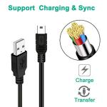 SCOVEE PS3 Charger Cable,10ft PS3 Controller Charging Cord,Mini USB Cable for Sony Playstation 3 Controller DualShock 3 PS Move Slim Wireless Game,TI84 Plus CE Charging Cables Mini-B Charger Data Wire