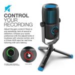 JLab Talk USB Microphone, USB-C Output, Cardioid, Omnidirectional, Stereo or Bidirectional, 96k Sample Rate, 20Hz, 20kHz Frequency Response, Volume, Gain Control, Quick Mute, Plug & Play
