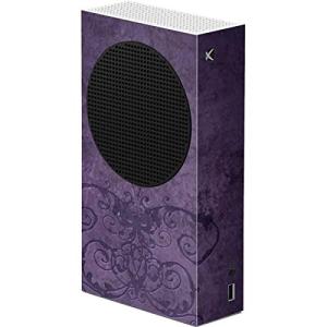 Skinit Decal Gaming Skin Compatible with Xbox Series S Console - Tate and Co. Purple Damask Butterfly Design