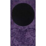 Skinit Decal Gaming Skin Compatible with Xbox Series S Console - Tate and Co. Purple Damask Butterfly Design
