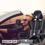 BestOffice PC Gaming Chair Ergonomic Office Chair Cheap Desk Chair Executive Task Computer Chair Back Support Modern Executive Adjustable Arms Rolling Swivel Chair for Women, Men